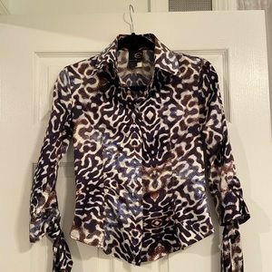 Silky Just Cavalli Blouse (Animal Print)